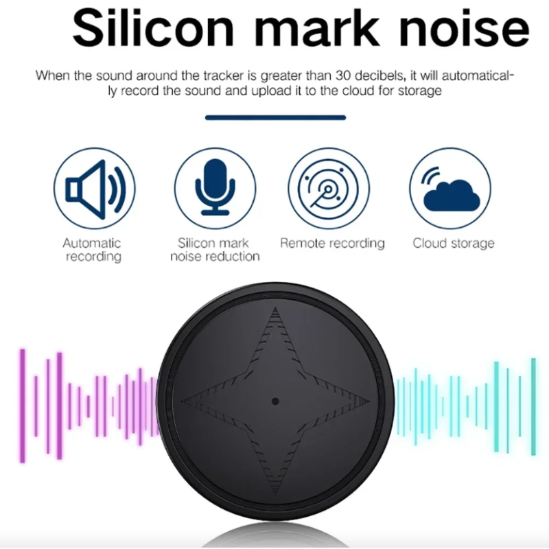 Mini GPS Fixation Magnétique Forte Suivi Temps Réel Voiture Moto Camion Localisateur Longue Durée Batterie