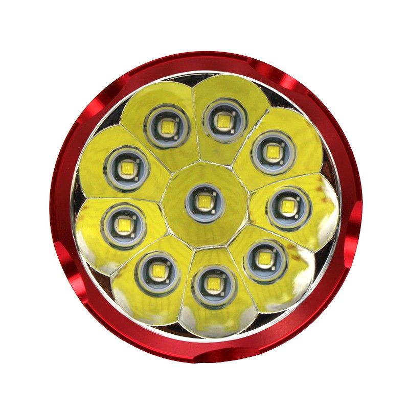 Lampe de poche LED Sky Ray S110 10 000 lumens alliage d'aluminium 6061T éclairage super brillant outdoor accessoires