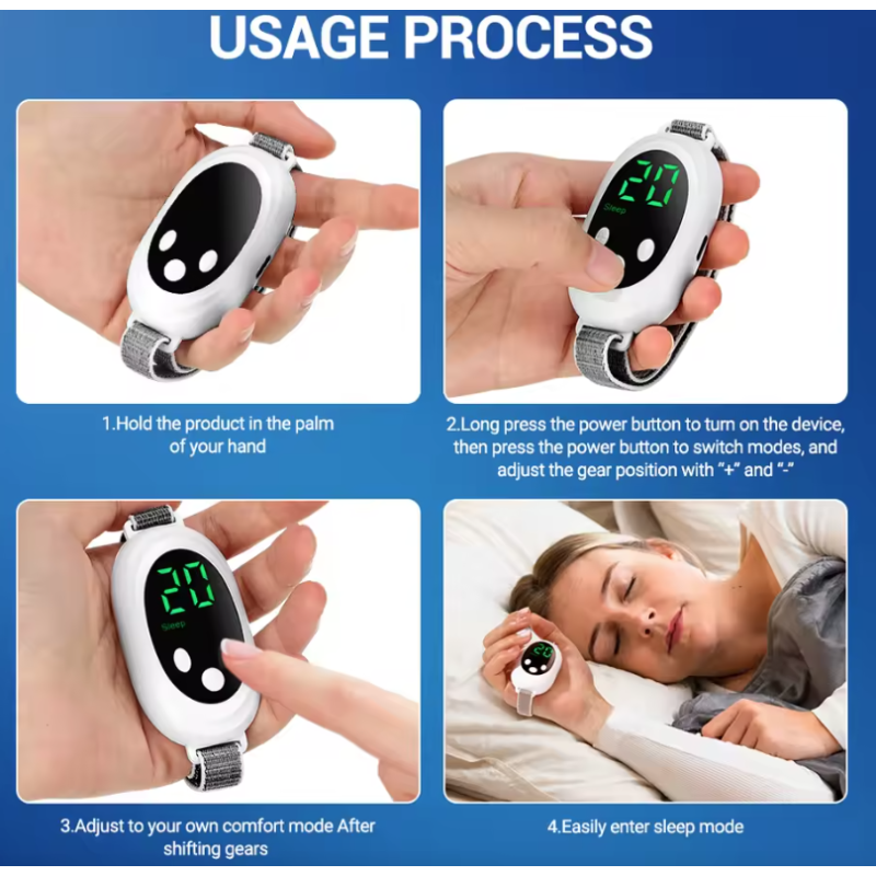 Dispositif de Sommeil Intelligent Portable | Aide Réparatrice pour l'Insomnie et l'Anxiété