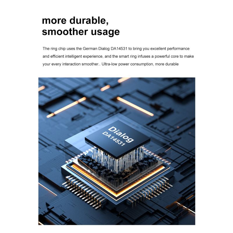 Bague intelligente multifonctionnelle suivi de santé analyse du sommeil compagnon élégant pour passionnés de fitness