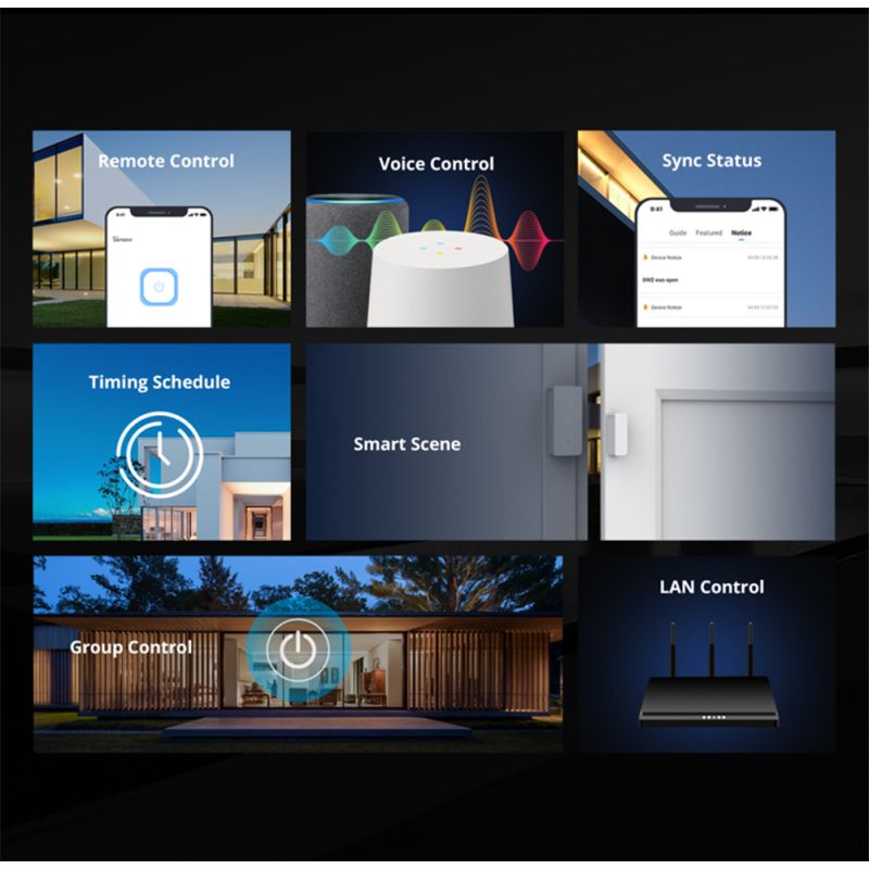 SONOFF Basic R2 Module Commutateur Wifi pour Maison Intelligente Contrôle à Distance et Minuterie Alexa Google