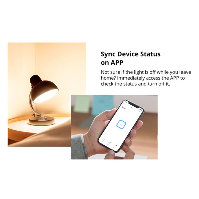 SONOFF Basic R2 Module Commutateur Wifi pour Maison Intelligente Contrôle à Distance et Minuterie Alexa Google