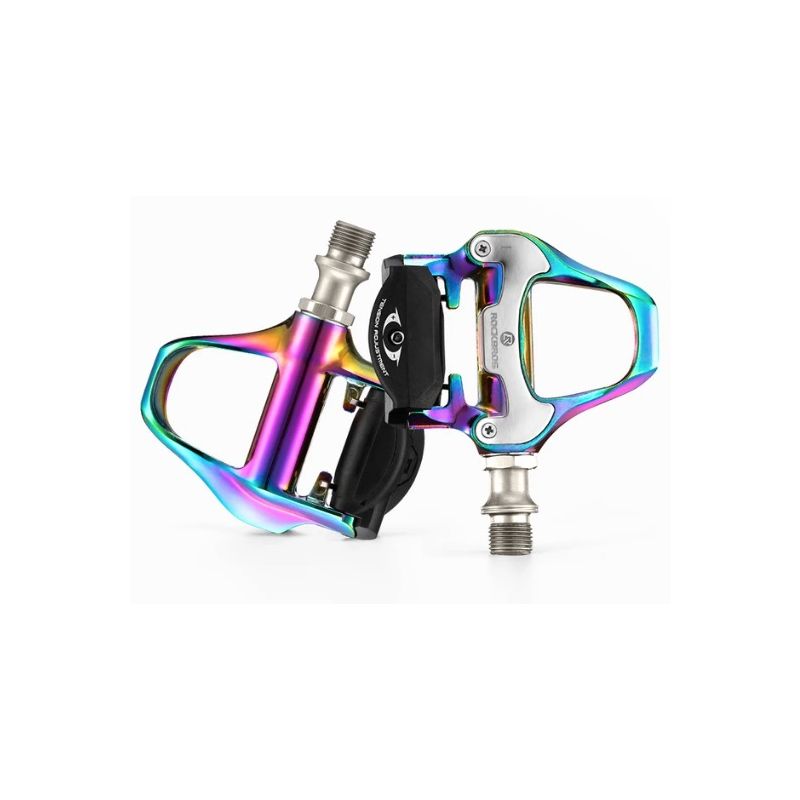 Pédales ROCKBROS SPD-SL ultralégères en alliage aluminium pour vélo de route stabilité améliorée et cyclisme léger