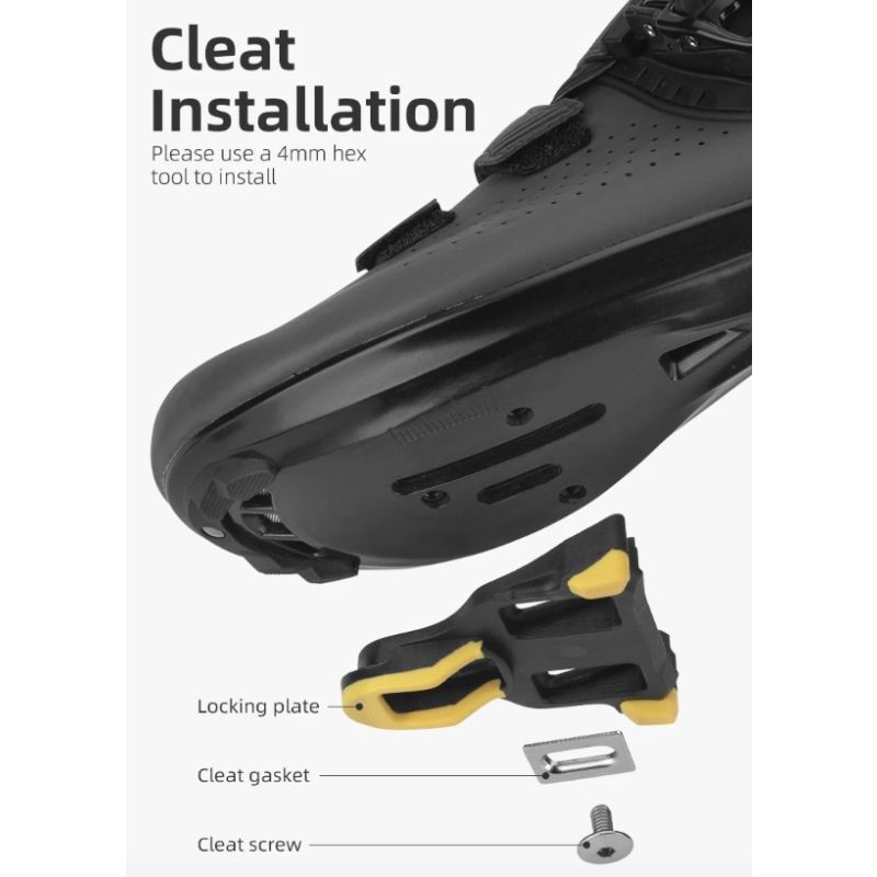 Pédales ROCKBROS SPD-SL ultralégères en alliage aluminium pour vélo de route stabilité améliorée et cyclisme léger