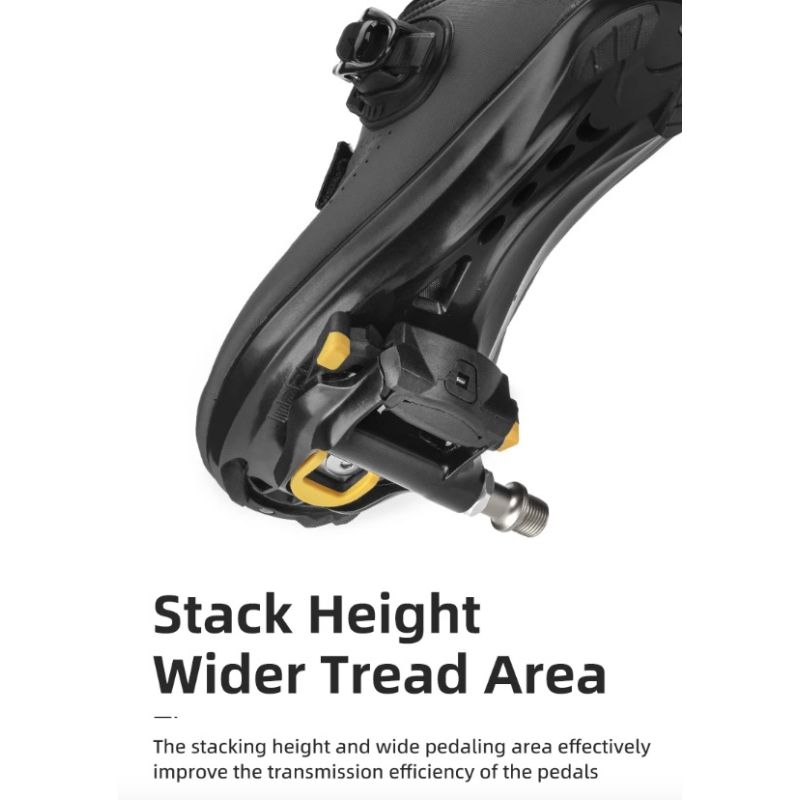 Pédales ROCKBROS SPD-SL ultralégères en alliage aluminium pour vélo de route stabilité améliorée et cyclisme léger