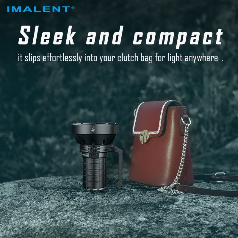 IMALENT SR16: 55000 lumens, 1715 mètres de lumière intense. Idéal pour l'exploration nocturne.