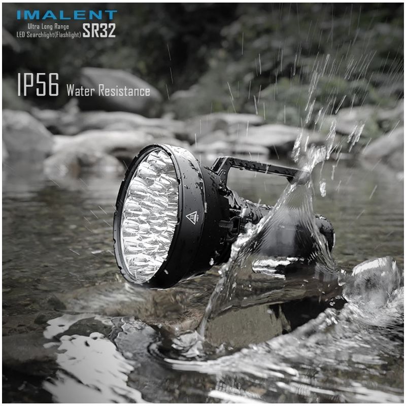 Lampe de poche IMALENT SR32 120000 lumens éclairage extérieur durable distance du faisceau 2080 mètres