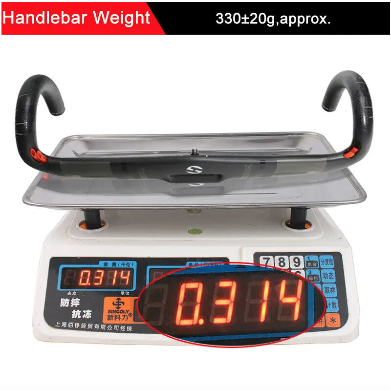 Guidon Tolooking carbone aérodynamique 400mm 420mm 440mm léger acheminement interne accessoires vélo route