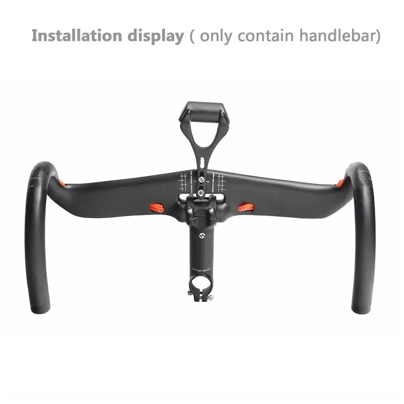 Guidon Tolooking carbone aérodynamique 400mm 420mm 440mm léger acheminement interne accessoires vélo route