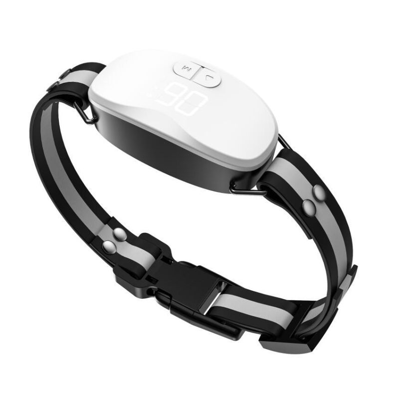 Collier Anti Aboiement Automatique Rechargeable Étanche IP67 Solution de Dressage Humaine pour Chiens