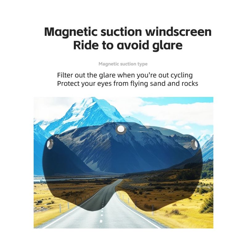 Casque de vélo ROCKBROS EPS respirant ultraléger sécurité cycliste VTT lunettes magnétiques système ventilation