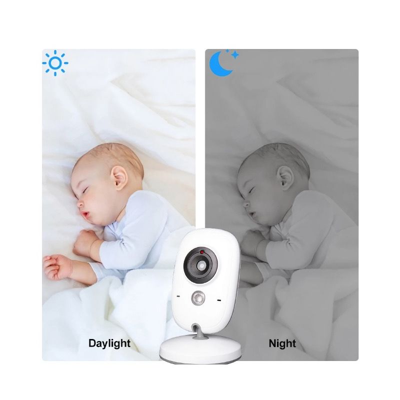 Moniteur bébé VB603 moderne avec audio bidirectionnel et vision nocturne pour sécurité des nourrissons