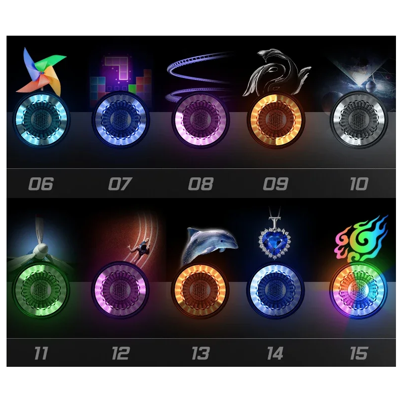 Feu arrière vélo polyvalent sécurité cycliste avec télécommande sans fil et flash coloré visibilité maximale