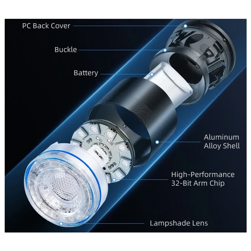 Feu arrière vélo polyvalent sécurité cycliste avec télécommande sans fil et flash coloré visibilité maximale