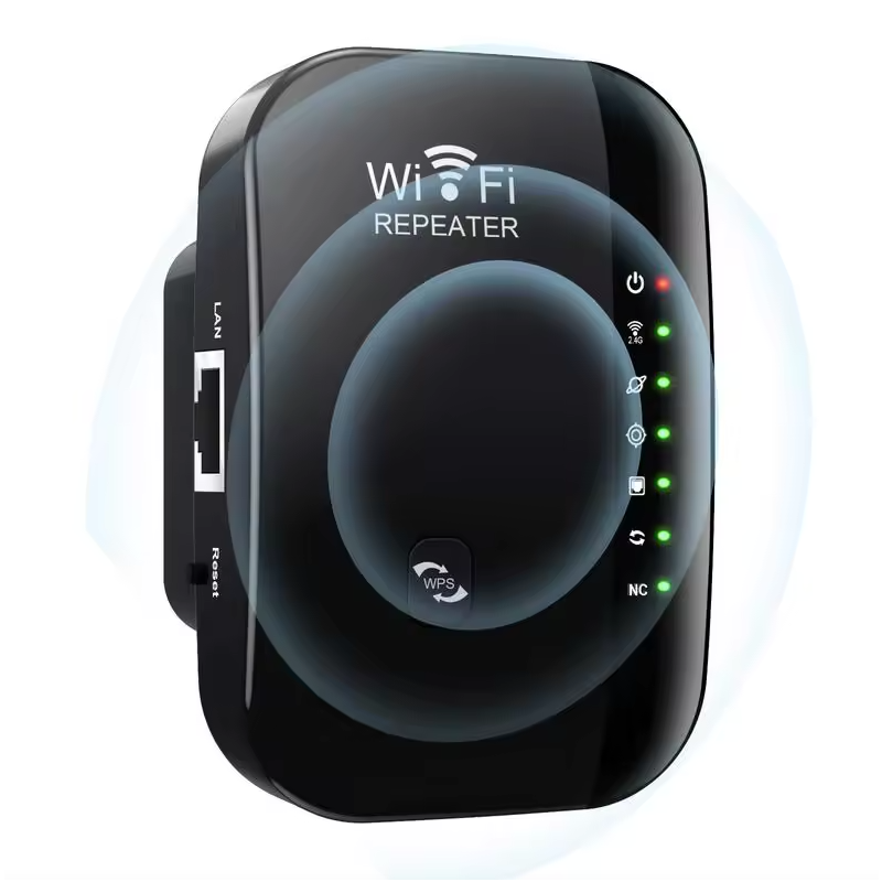 Répéteur WiFi 300Mbps 2.4G | Amplificateur Signal Sans Fil Traversant Mur | Pour Smart TV, Streaming HD