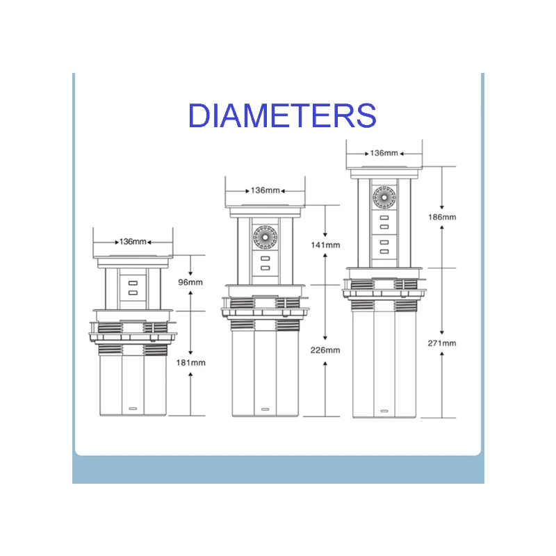 Pop Up Prise Rétractable Cachée VENSTPOW Charge Sans Fil USB Prise de Table Élégante Norme UE Solution Moderne