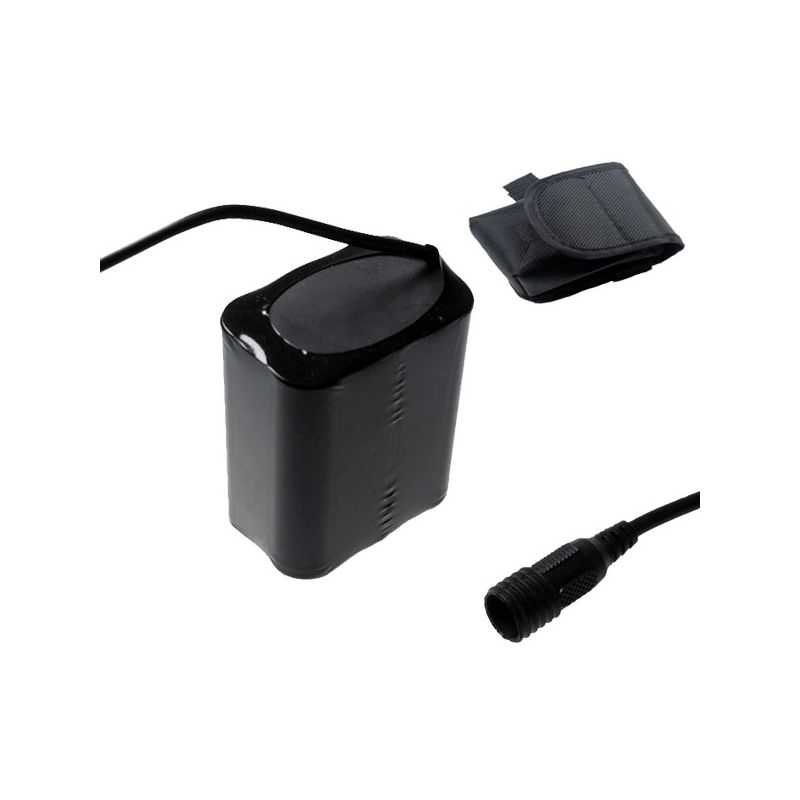 Batterie de vélo UltraFire 8.4V 6x18650 13200mAh autonomie prolongée idéale cyclisme et balades nocturnes légère