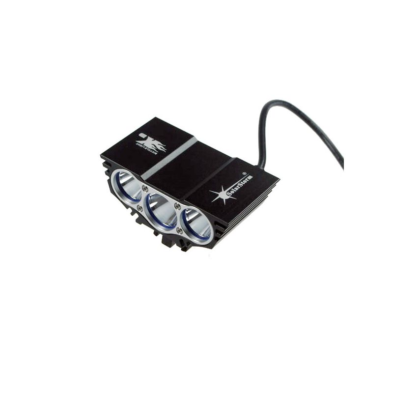 Phare de Vélo Solarstorm X3 3000 Lumens LED étanche IP65 Léger Modes de Luminosité Accessoire de Cyclisme Noir