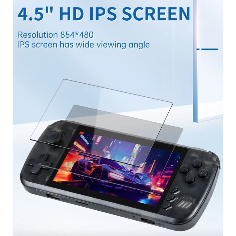 POWKIDDY X39pro Console de jeu portable écran IPS 4.3 pouces nostalgie gaming support PS1 expérience de jeu