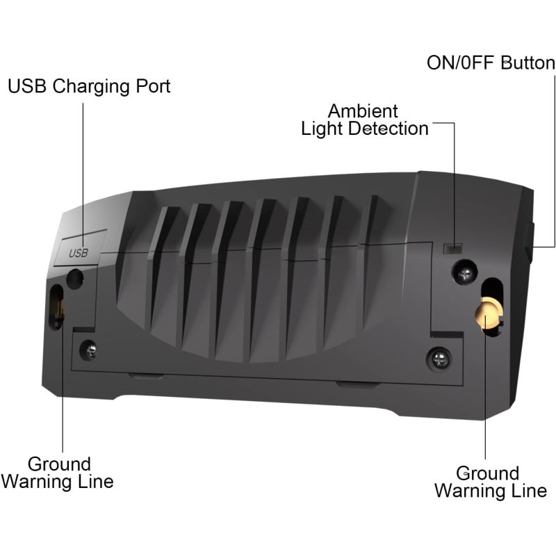 Meilan X5 Feu Arrière Vélo Intelligent: Clignotants, Frein Auto, Télécommande Sans Fil. Sécurité Cyclisme USB.