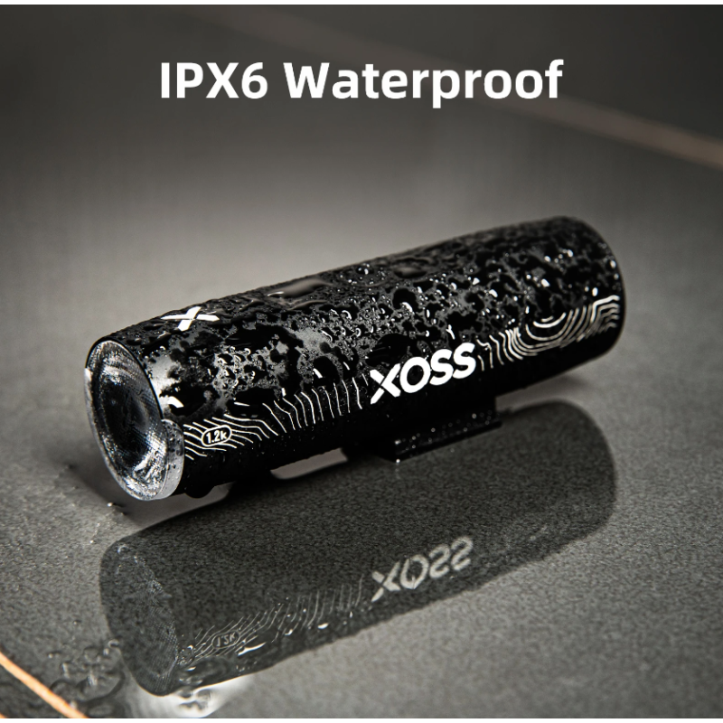 Phare vélo XOSS XL-1200 1200 lumens recharge Type-C lampe avant étanche six modes accessoire cyclisme