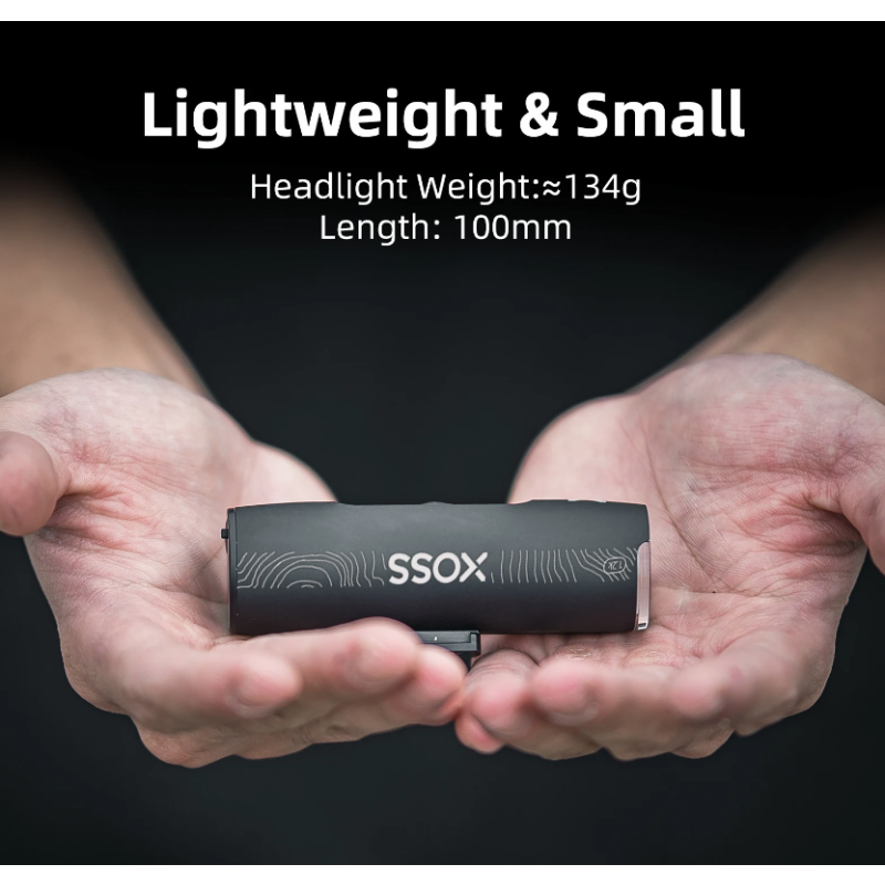 Phare vélo XOSS XL-1200 1200 lumens recharge Type-C lampe avant étanche six modes accessoire cyclisme