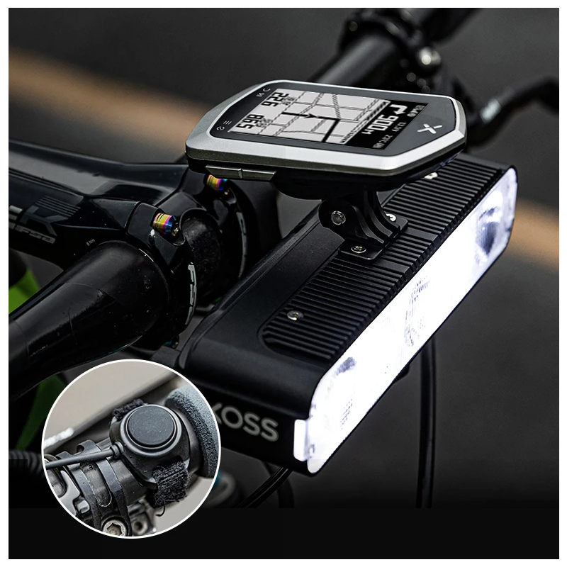 Lampe vélo XOSS XL3000 3000 lumens rechargeable Type C sécurité balades nocturnes 10 modes étanche robuste