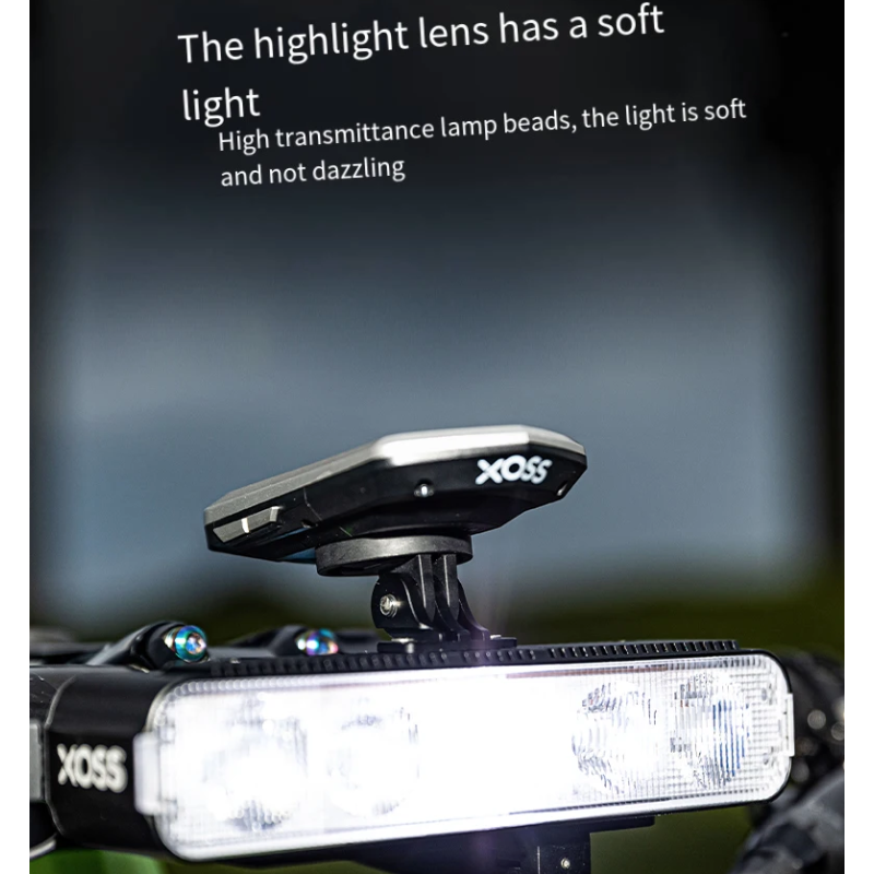Lampe vélo XOSS XL3000 3000 lumens rechargeable Type C sécurité balades nocturnes 10 modes étanche robuste