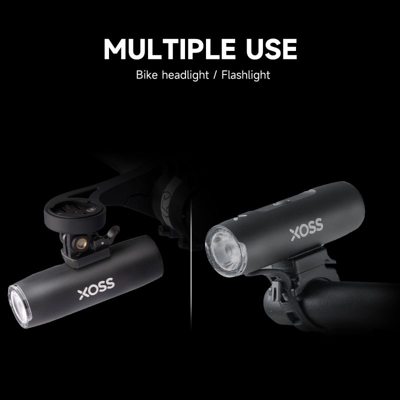 XOSS Lumière Vélo XL-800 Haute Luminosité 800Lm Lampe Avant VTT USB Rechargeable Pour Sécurité Nocturne