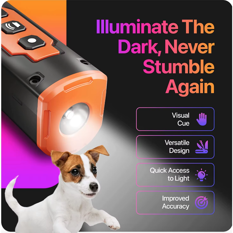 Répulsif pour chien appareil de dressage à ultrasons dispositif anti-aboiements rechargeable formation canine