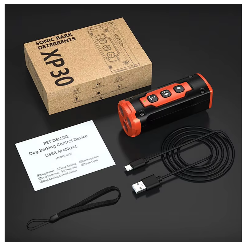 Répulsif pour chien appareil de dressage à ultrasons dispositif anti-aboiements rechargeable formation canine