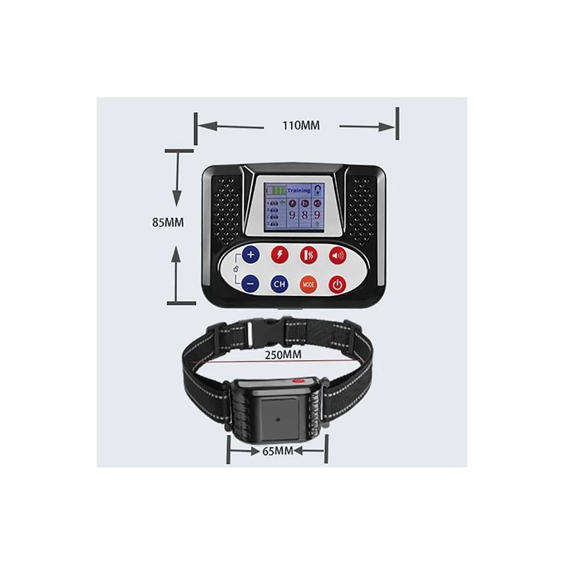 Clôture Électronique Sans Fil Animaux avec Dispositif Intelligent Entraînement Chiens et Collier Ergonomique