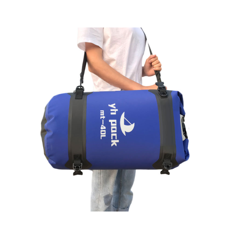 Sac Moto Étanche 40L/80L VTT Roll-Top - Porte-Bagages Arrière & Selle Portable - Rangement Facile