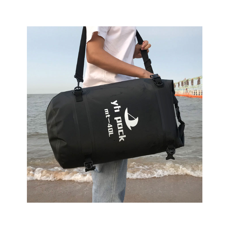 Sac Moto Étanche 40L/80L VTT Roll-Top - Porte-Bagages Arrière & Selle Portable - Rangement Facile