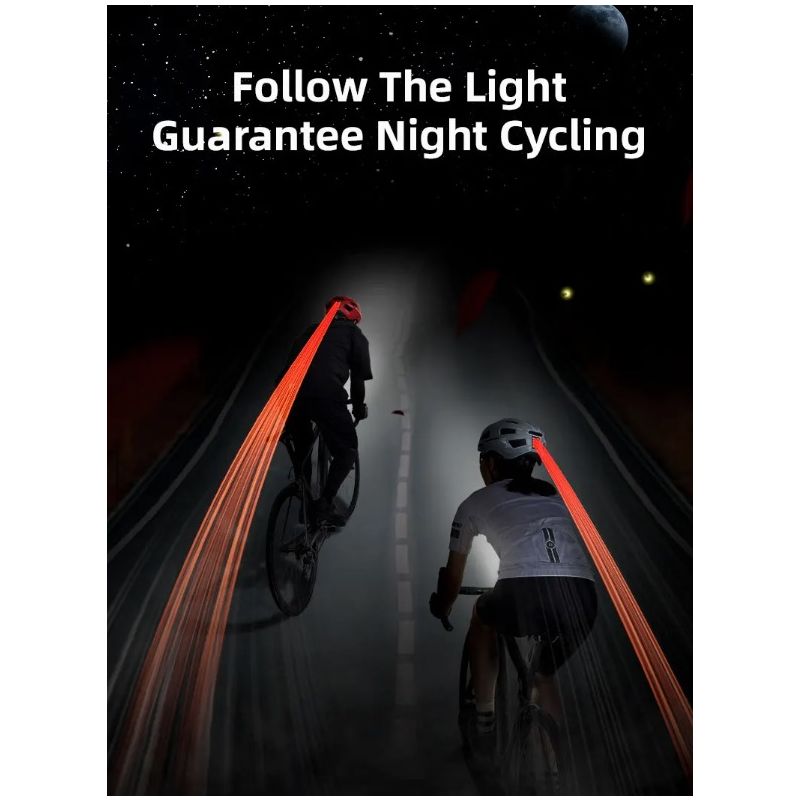 Casque de vélo ROCKBROS avec feu arrière LED rechargeable ultraléger protection cycliste et visibilité