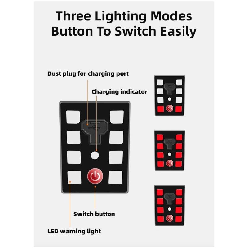 Casque de vélo ROCKBROS avec feu arrière LED rechargeable ultraléger protection cycliste et visibilité