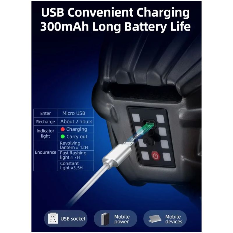 Casque de vélo ROCKBROS avec feu arrière LED rechargeable ultraléger protection cycliste et visibilité