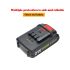 Batterie 21V Lithium haute densité énergétique pour tournevis sans fil applications professionnelles bricolage