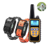 Collier d'entraînement pour chien 800m étanche avec écran LCD rechargeable niveaux de vibration réglables
