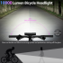 NITEBEAM Feu avant de vélo 10000 lumens lampe étanche recharge USB idéale pour VTT et cyclisme sur route