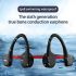 Écouteurs de Natation Conduction Osseuse 16 Go IP68 Étanche Bluetooth Sans Fil Casque Sport Musique Sans Fil
