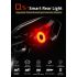 ROCKBROS Q5 Lumière Vélo Intelligente Détection Frein Automatique Étanche IPX6 Feu Arrière LED Sécurité Cyclisme