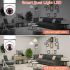 Ampoule Caméra de Surveillance 5G Wifi E27 Vision Nocturne Couleur Automatique Suivi Humain Audio Bidirectionnel