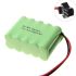 Batterie Rechargeable Ni-MH AA 12V 1800mAh avec Prise SM, Pack 10 pour Voiture Jouet Modèle Electronique Durable