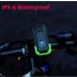 Lumière de vélo T6 2400 lumens USB rechargeable sécurité cyclisme IPX6 imperméable visibilité nocturne