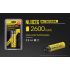 Batterie rechargeable Nitecore 18650 NL1826 2600mAh Li-ion pour appareils haute consommation et équipement de randonnée
