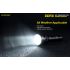 Nitecore P30 lampe LED extérieure XP-L HI V3 1000 lumens faisceau 618 mètres design durable éclairage précision
