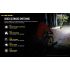 Lampe frontale NITECORE HU60 1600 lumens technologie E-focus légère rechargeable pour camping et trekking