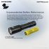 Système NITECORE 21700 avec lumière magnétique ML21 batterie 5000mAh pour éclairage extérieur portable