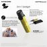 Système NITECORE 21700 avec lumière magnétique ML21 batterie 5000mAh pour éclairage extérieur portable